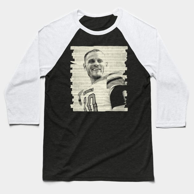 QB Ryan Mallett Baseball T-Shirt by PAPER TYPE